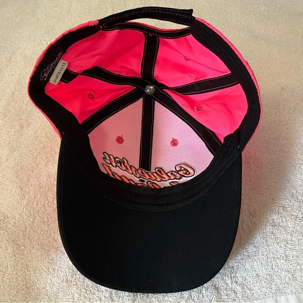Galveston Island Girl's Adjustable Pink Beach Cap
